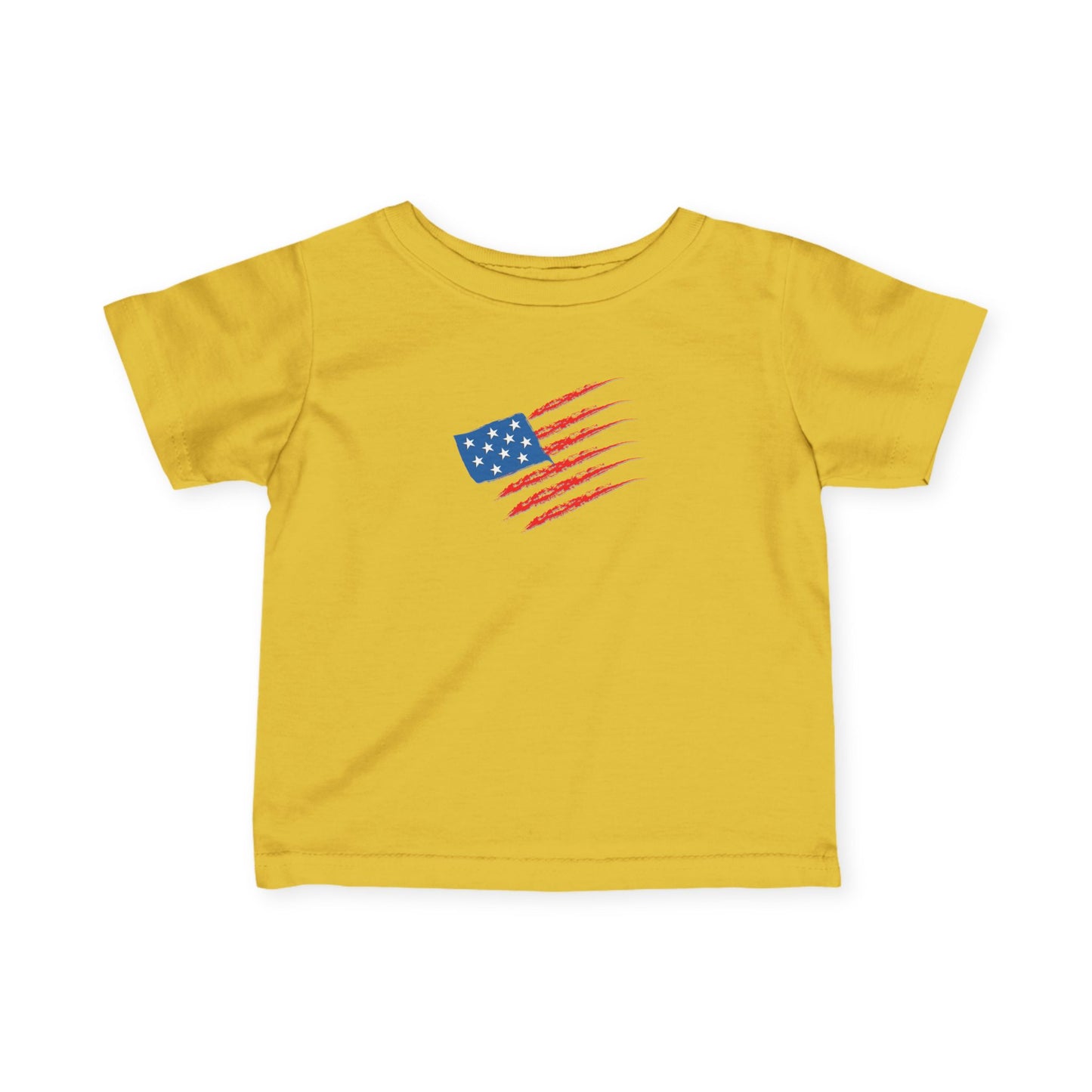 Patriotic Infant Tee - USA Flag Theme, Baby Clothes, Toddler Apparel, 4th of July Outfit, Cute Baby Gift