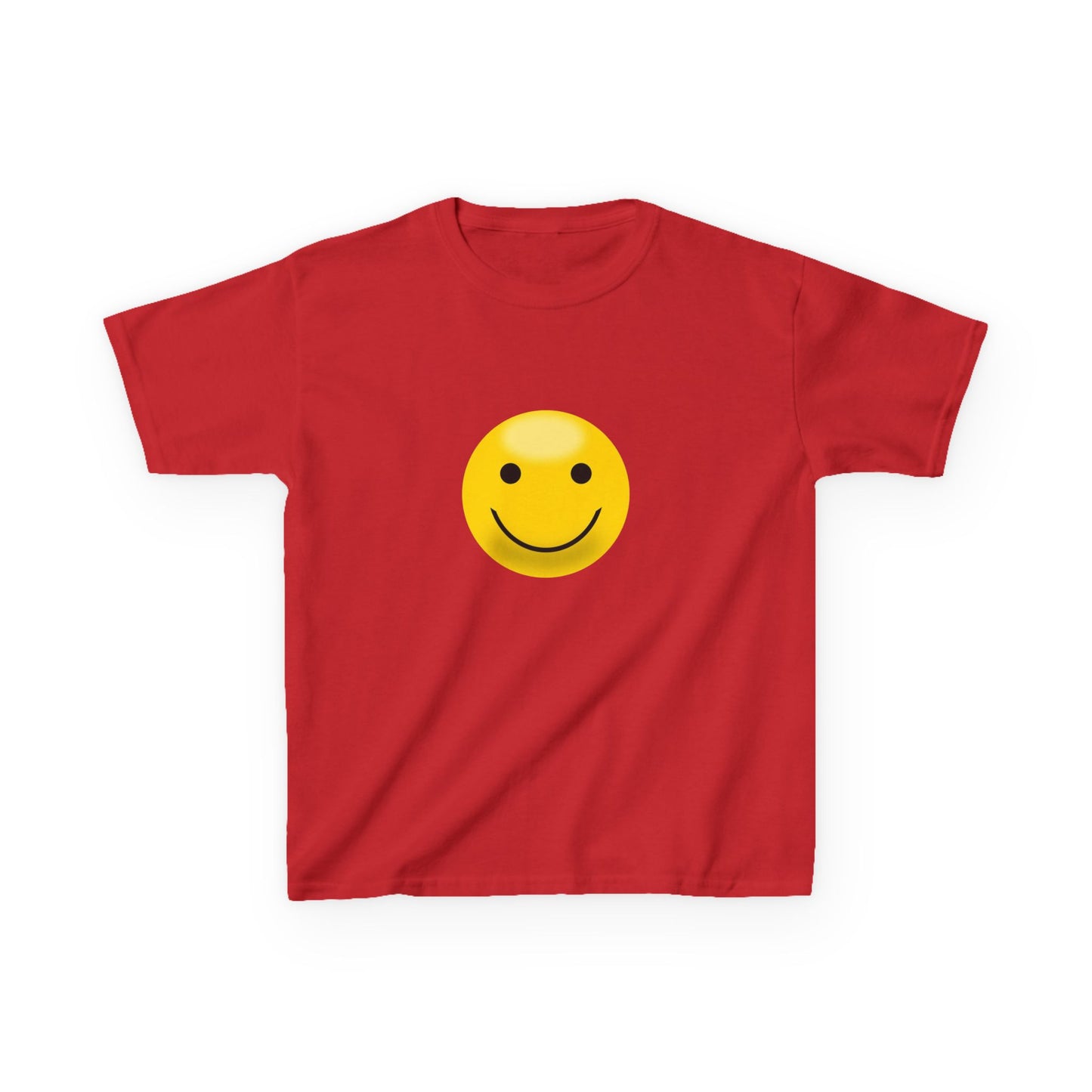 Kids Smiley Face Tee - Fun Cotton Shirt for Kids