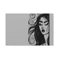 Gothic Woman Portrait Canvas Art — Matte Stretched Wall Decor
