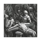 Crucifixion Art Matte Canvas Print – Stretched Religious Wall Decor