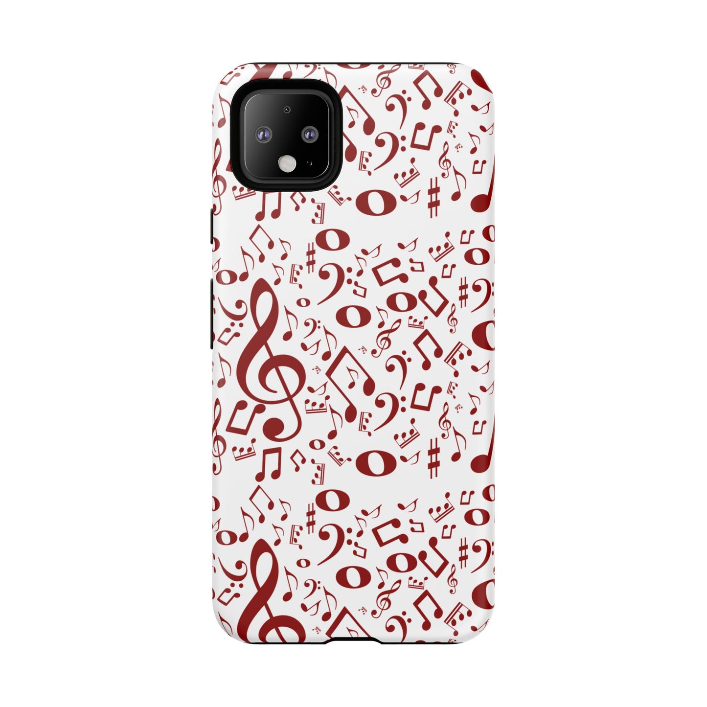 Musical Note Phone Case, Tough iPhone Cover, Gift for Musicians, Customizable, Music Lover's Accessory, Durable Phone Protection