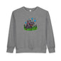 Toddler Hippo Sweatshirt, Cute Animal Apparel, Kids' Gift Idea, Birthday Present, Playful Toddler Clothes, Animal Lover Sweatshirt