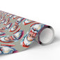 Santa Face Wrapping Paper Roll — Festive Holiday Gift Wrap