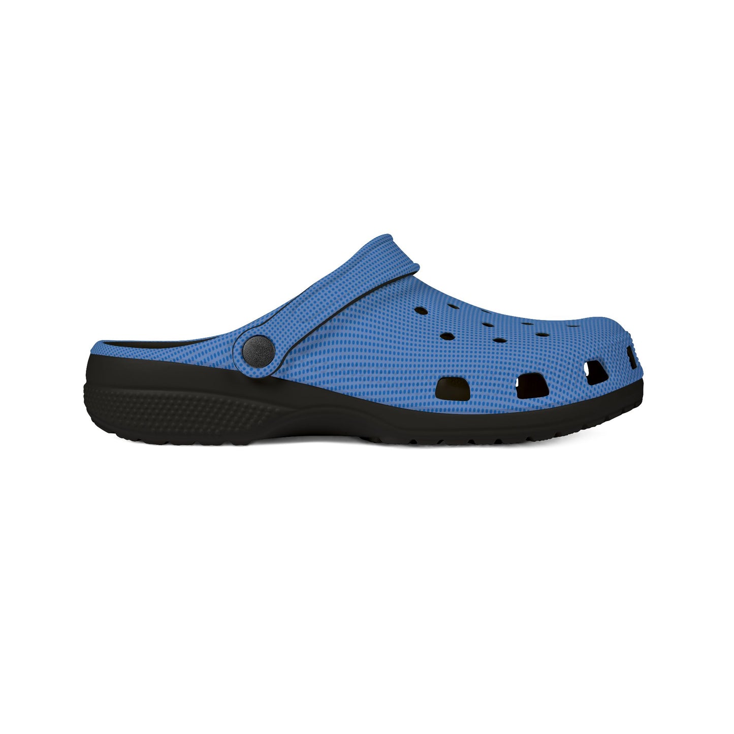 Blue & White EVA Foam Clogs — Lightweight Waterproof Garden & Beach Shoes