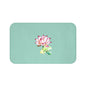 Lotus Flower Bath Mat, Spa Decor, Bathroom Accessory, Floral Bath Rug, Zen Home Gift, Relaxation Themed