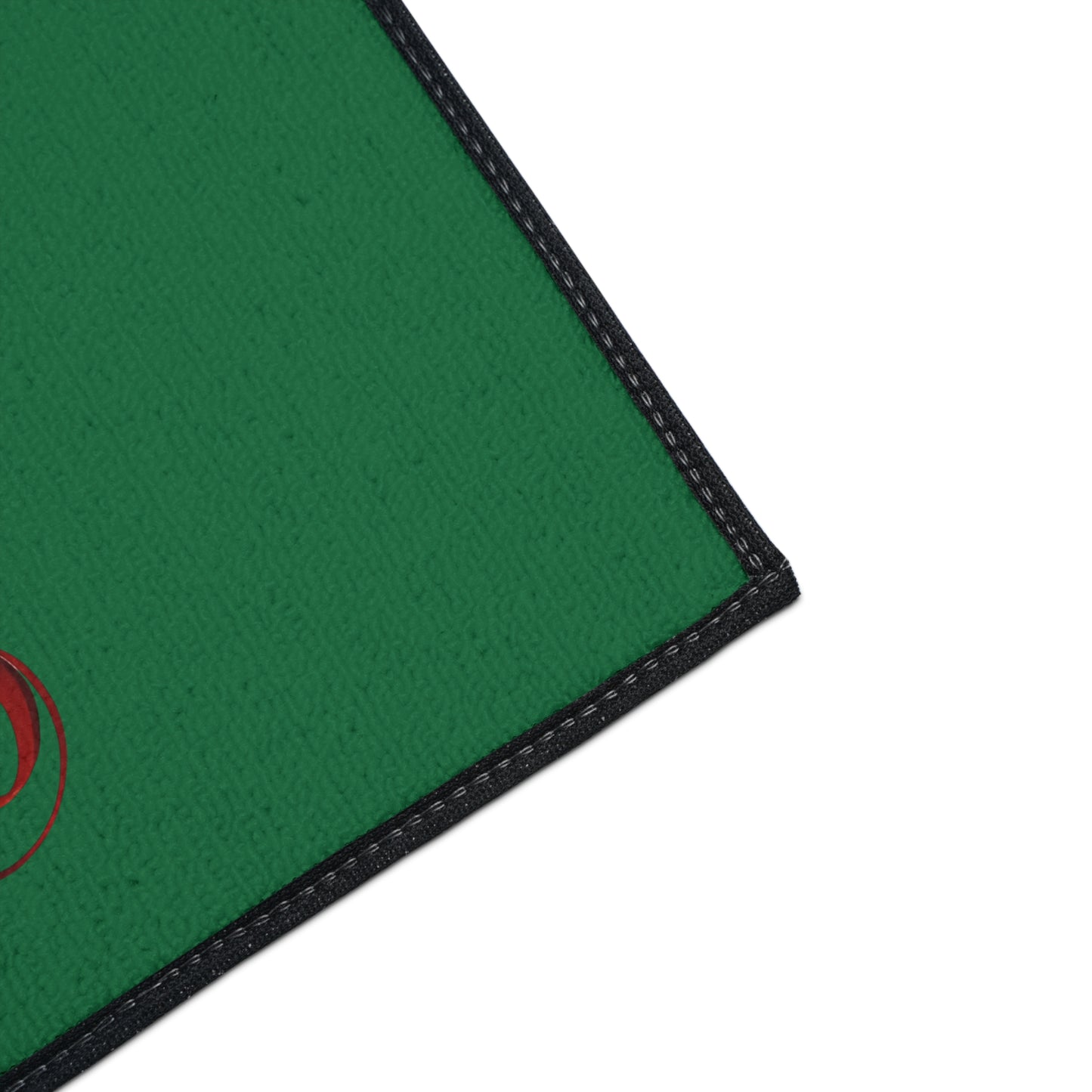 Christmas Floor Mat - "Merry Christmas" Script with Cross, Heavy-Duty Holiday Doormat