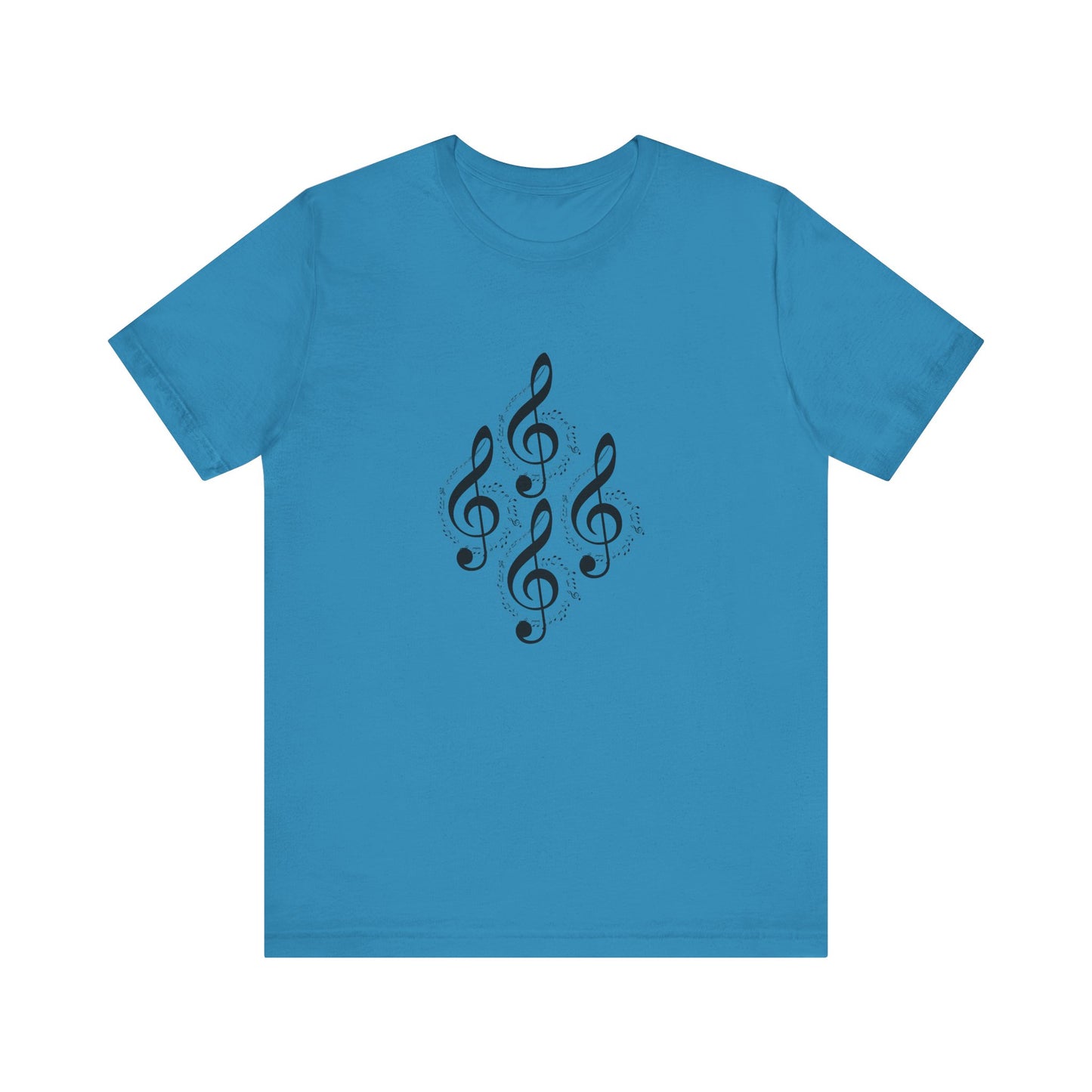 Musical Notes Tee - Perfect for Music Lovers, Casual Wear, Concerts, Festivals, Unique Gift Idea