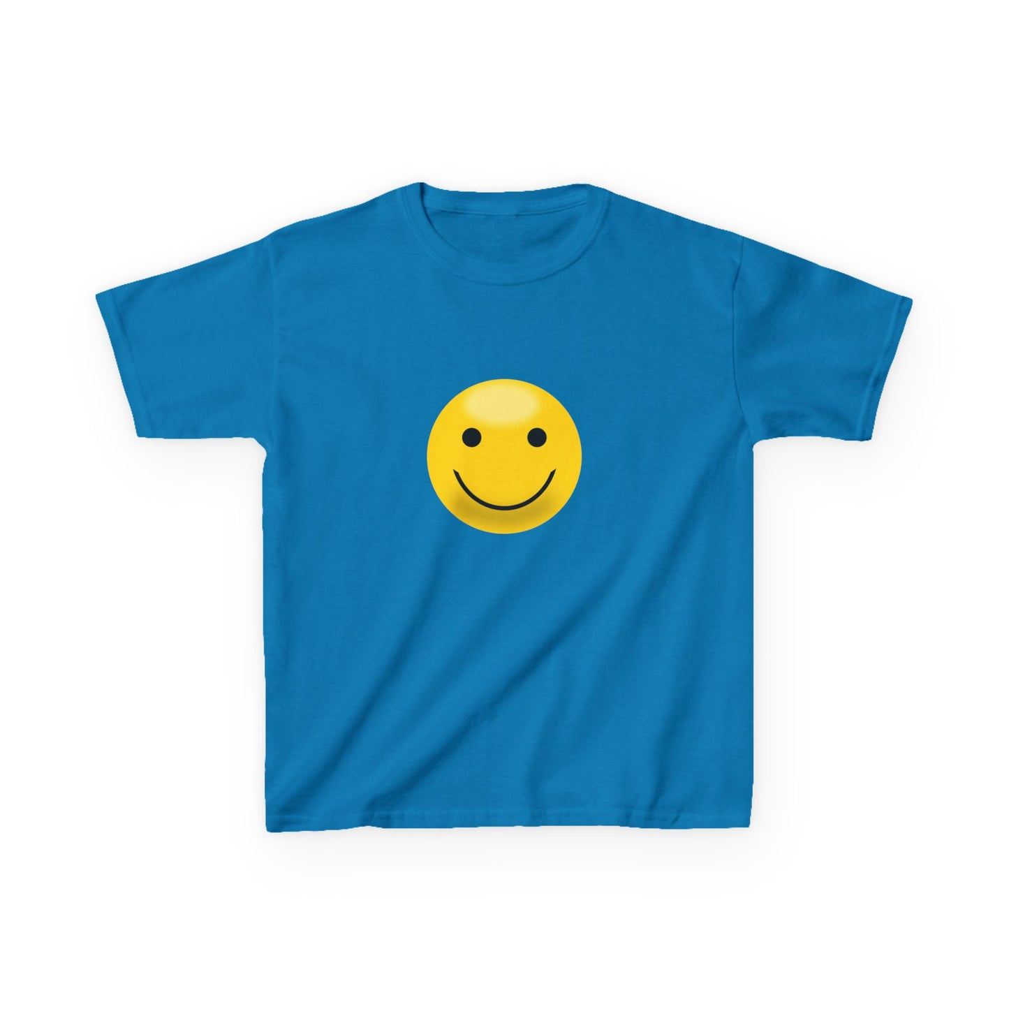 Kids Smiley Face Tee - Fun Cotton Shirt for Kids