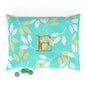 Elegant Personalized Pet Bed with Leaf Design, Cozy Dog Bed, Custom Pet Cushion, Stylish Puppy Mattress, Fall Decor for Animals