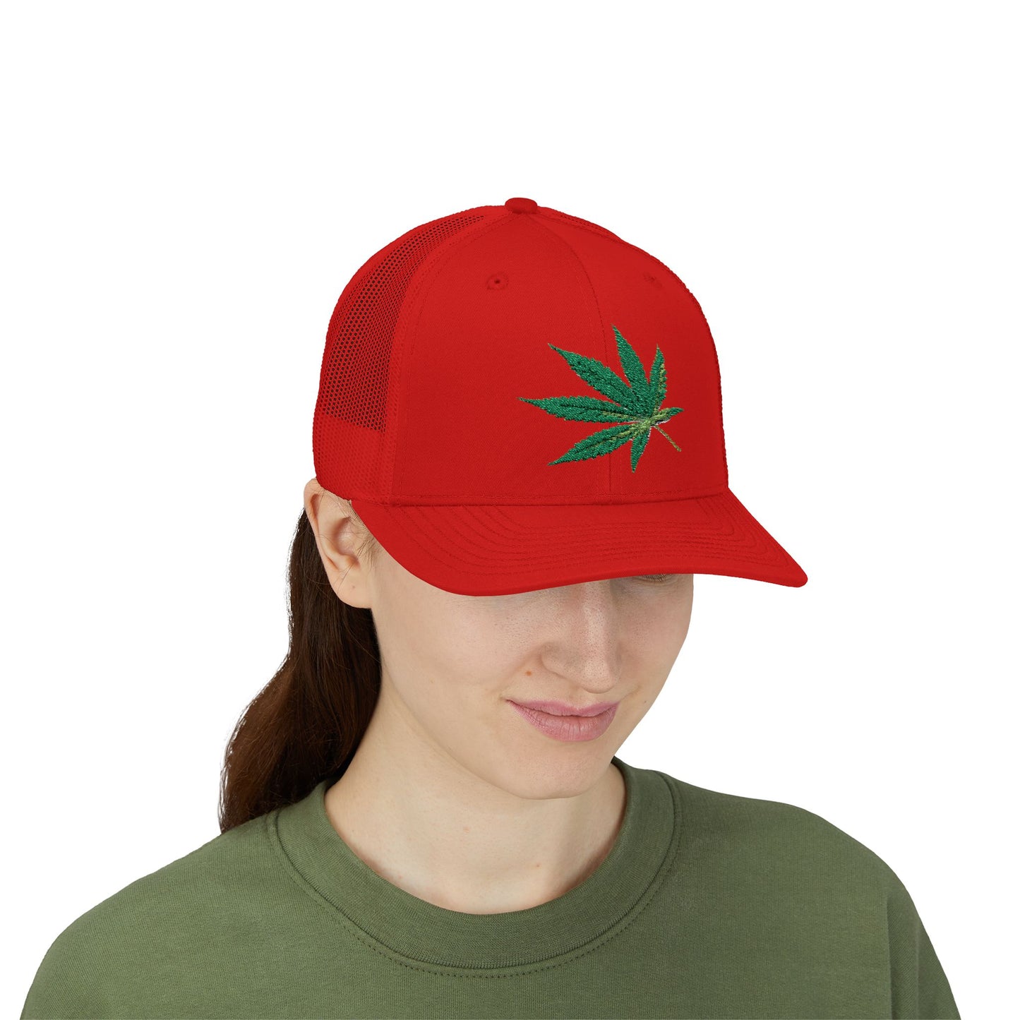 Cannabis Leaf Snapback Trucker Cap | Stylish Hat for Weed Enthusiasts | Perfect for Festivals, Parties, Gifts, and Outdoor Adventures