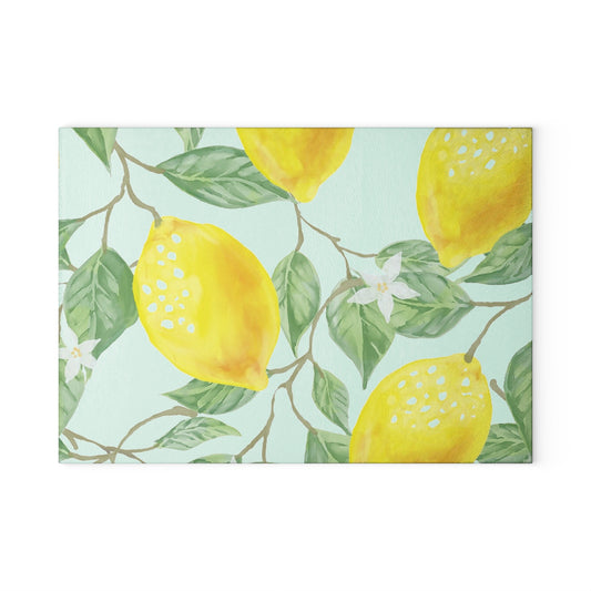 Elegant Floral Glass Cutting Board, Kitchen Decor, Unique Gift for Home, Farmhouse Style, Wedding Present, Cooking Accessories