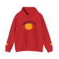 Halloween Pumpkin Hoodie with 'Happy Halloween' Design, Cozy Unisex Sweatshirt for Fall Celebrations, Perfect for Halloween Parties, [...]