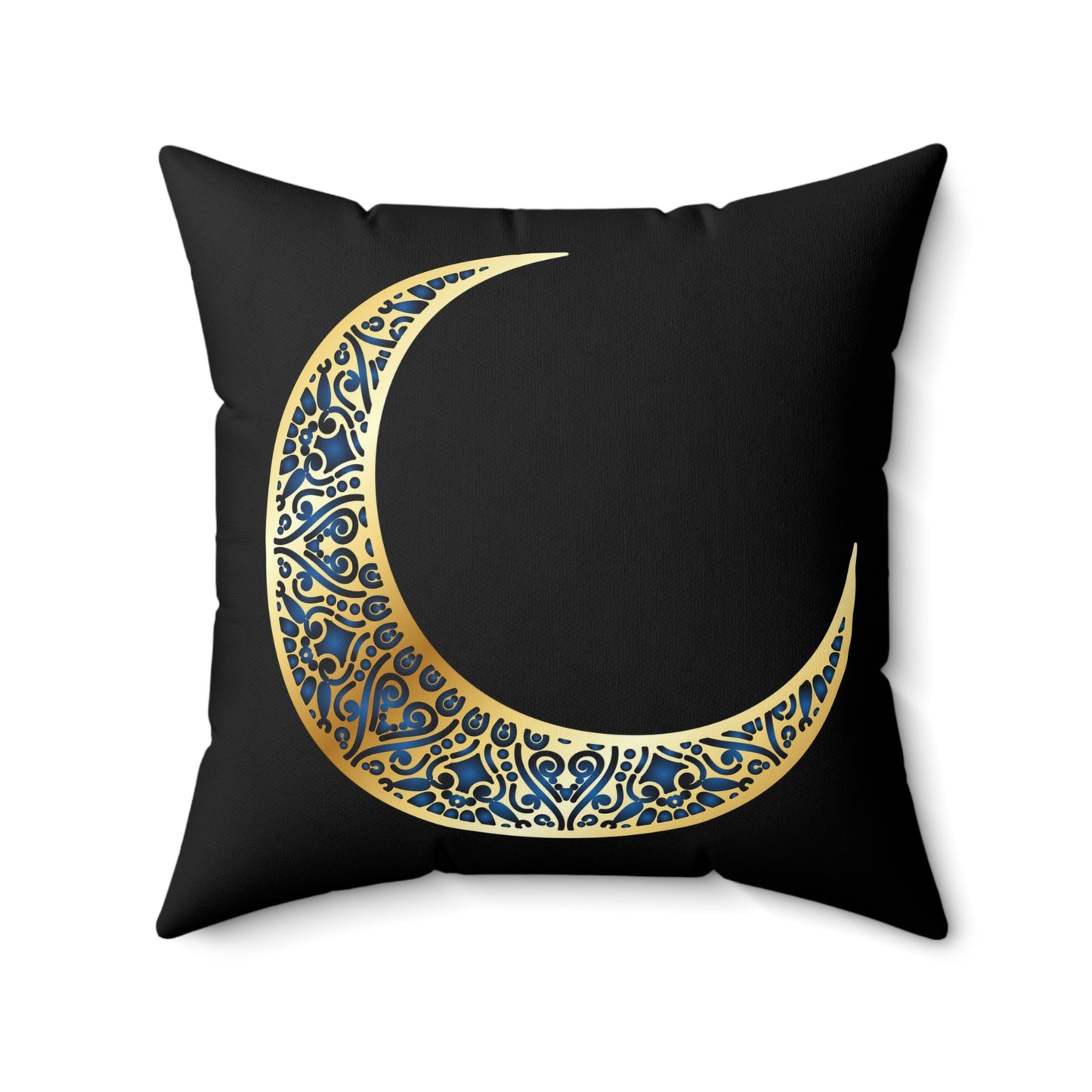 Bohemian Moon Decorative Pillow, Elegant Home Decor, Gift for Moon Lovers, Cozy Living Room Accent, Unique Bedroom Accessory