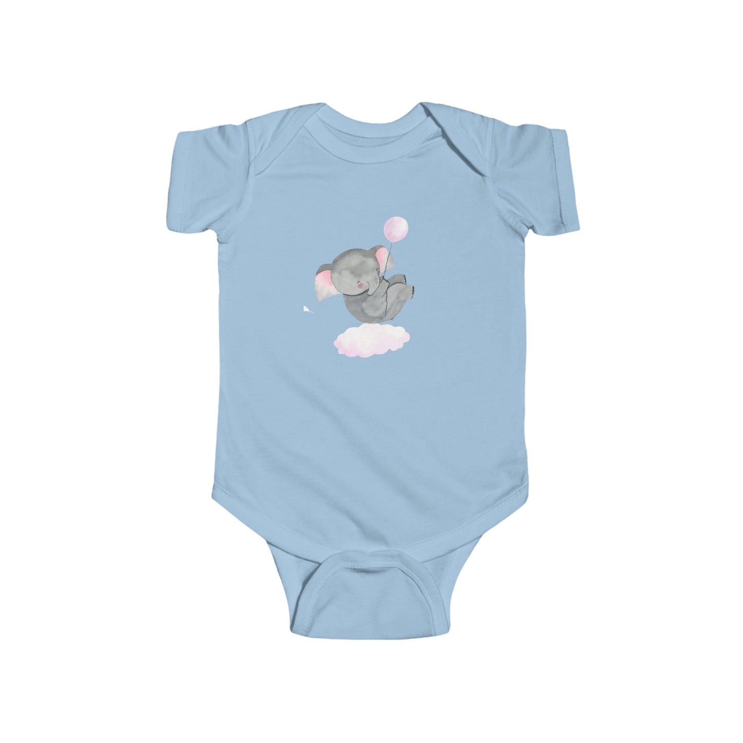 Cute Elephant Infant Bodysuit, Baby Shower Gift, Newborn Outfit, Toddler Wear, Adorable Baby Clothes