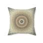 Bohemian Home Decor Pillow, Circular Patterned Cushion, Unique Room Accent, Cozy Throw Pillow, Gift for Home Lovers