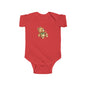 Cute Bear Infant Bodysuit, Adorable Baby Outfit, Perfect for Baby Showers, Newborn Gift, Cute Baby Clothes, Baby Clothes with Bear Design