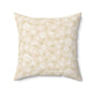 Soft Floral Square Pillow for Home Decor, Cozy Cushion, Gift Idea for Housewarming, Wedding, or Mother's Day, Decorative Throw Pillow