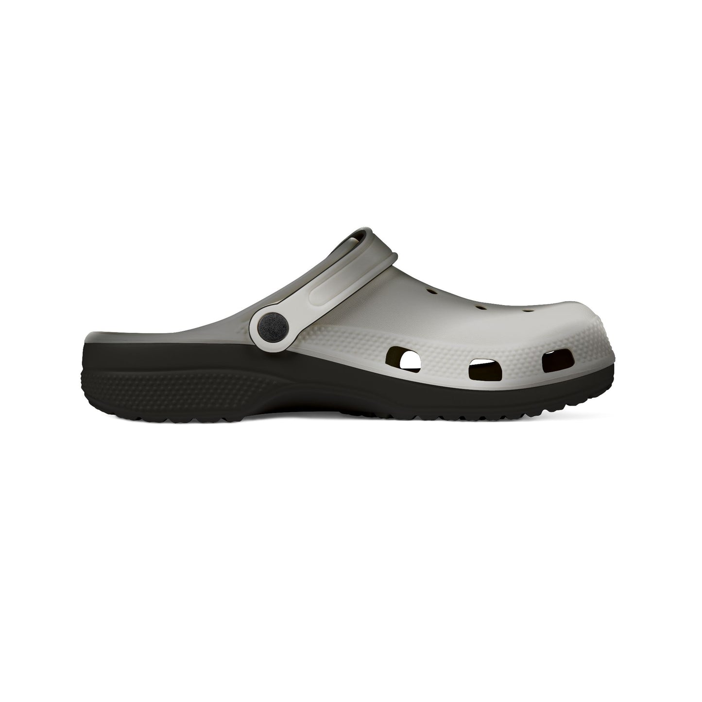 Metallic Silver EVA Clogs — Lightweight Foam Garden & Water Shoes