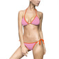 Women's Bikini Swimsuit - Pink and White checker
