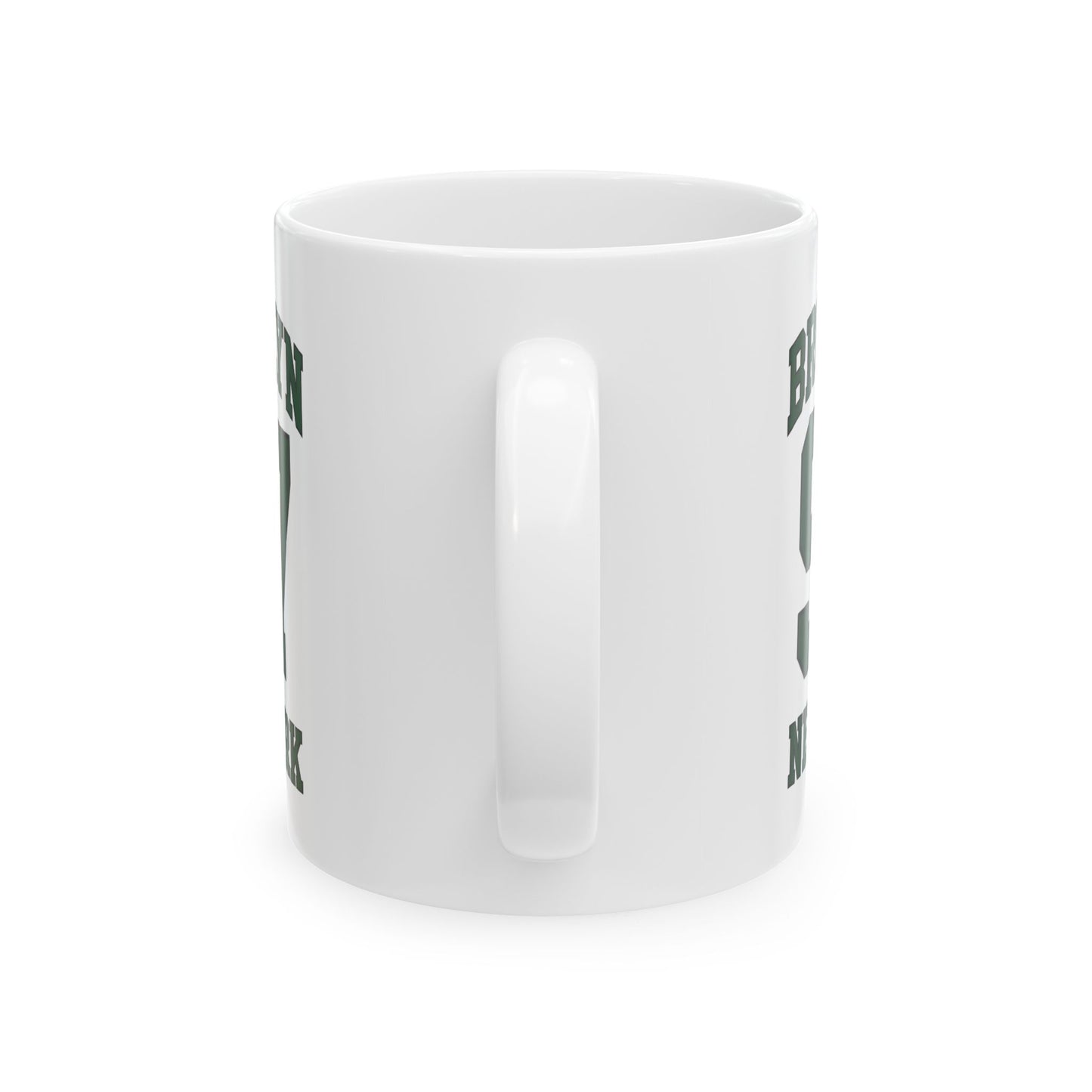Brooklyn 97 New York Ceramic Mug – Vintage Varsity Number Coffee Cup (11oz, 15oz)