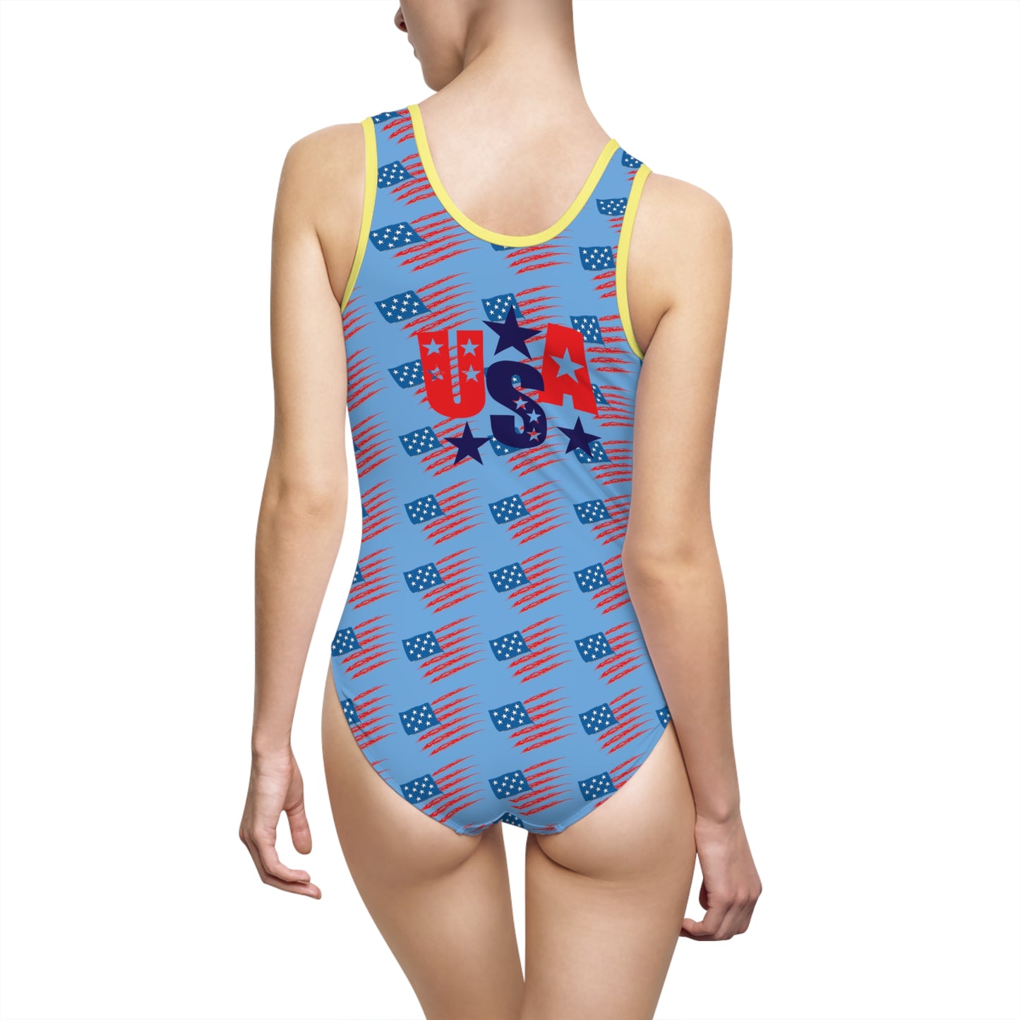 Patriotic Women's One-Piece Swimsuit