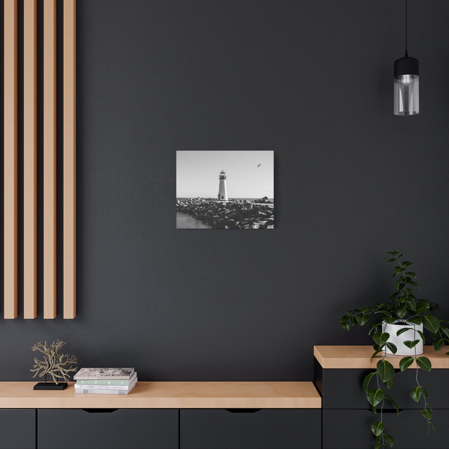 Matte Canvas, Stretched, 1.25" - Lighthouse
