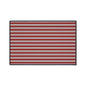 Striped Heavy Duty Floor Mat - Red & White Outdoor/Entry Rug