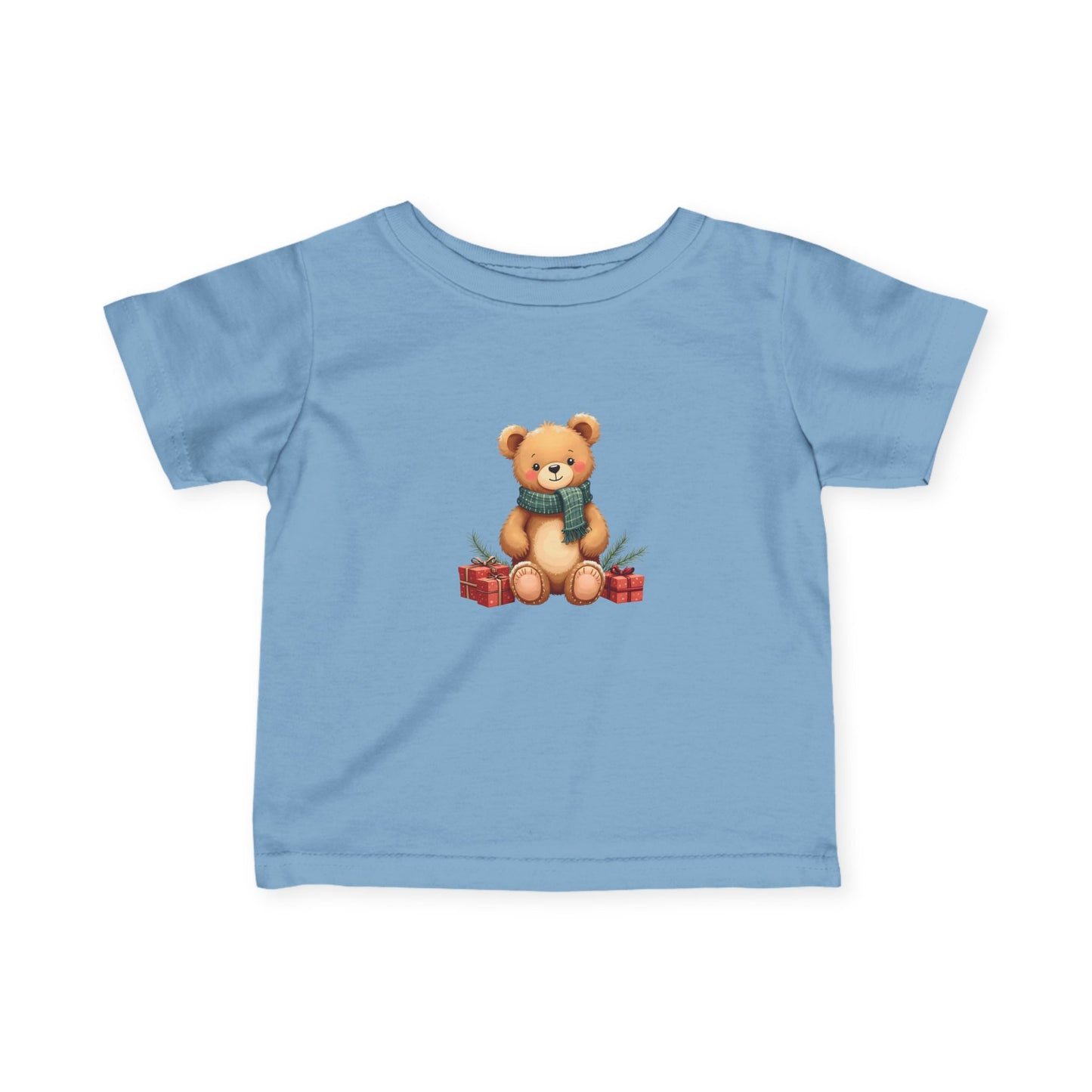 Infant Tee — Cute Teddy Bear with Presents Baby Shirt