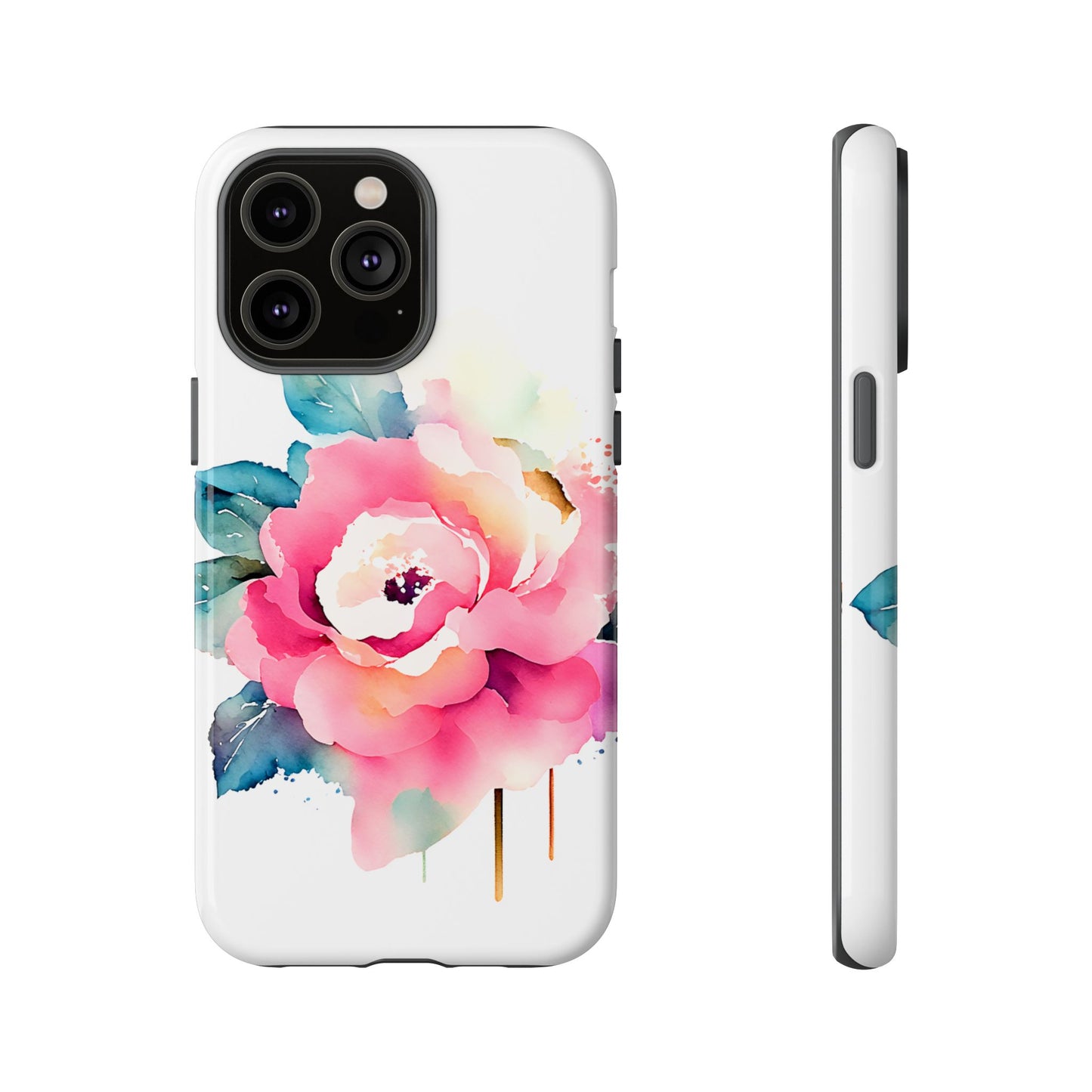 Floral Phone Case - Vibrant Rose Design