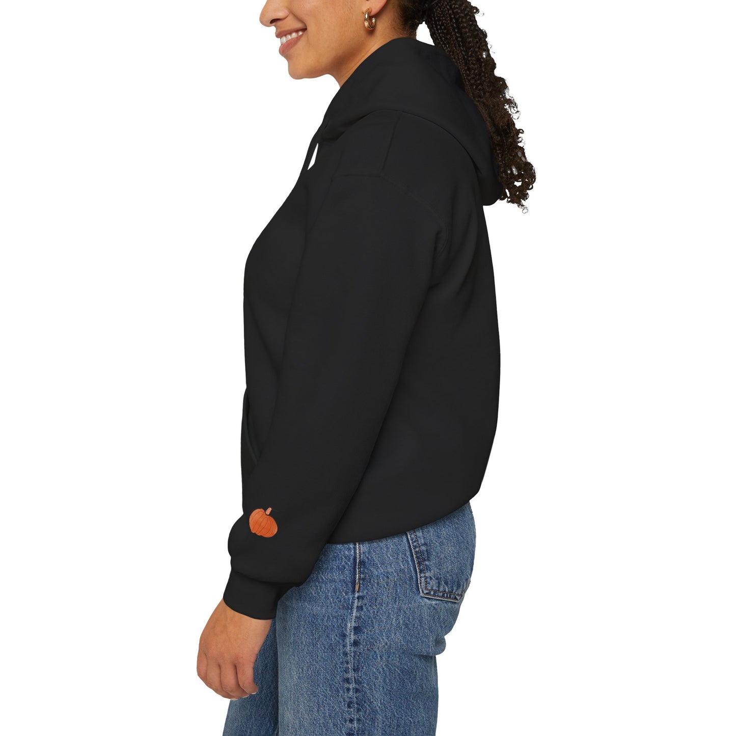 Cozy Fall Vibes Hoodie, Unisex Sweatshirt for Autumn, Pumpkin Design, Perfect for Thanksgiving, Gift for Friends, Seasonal Wear