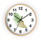 Tropical Palm Leaf Wall Clock – Minimal Botanical Home Decor