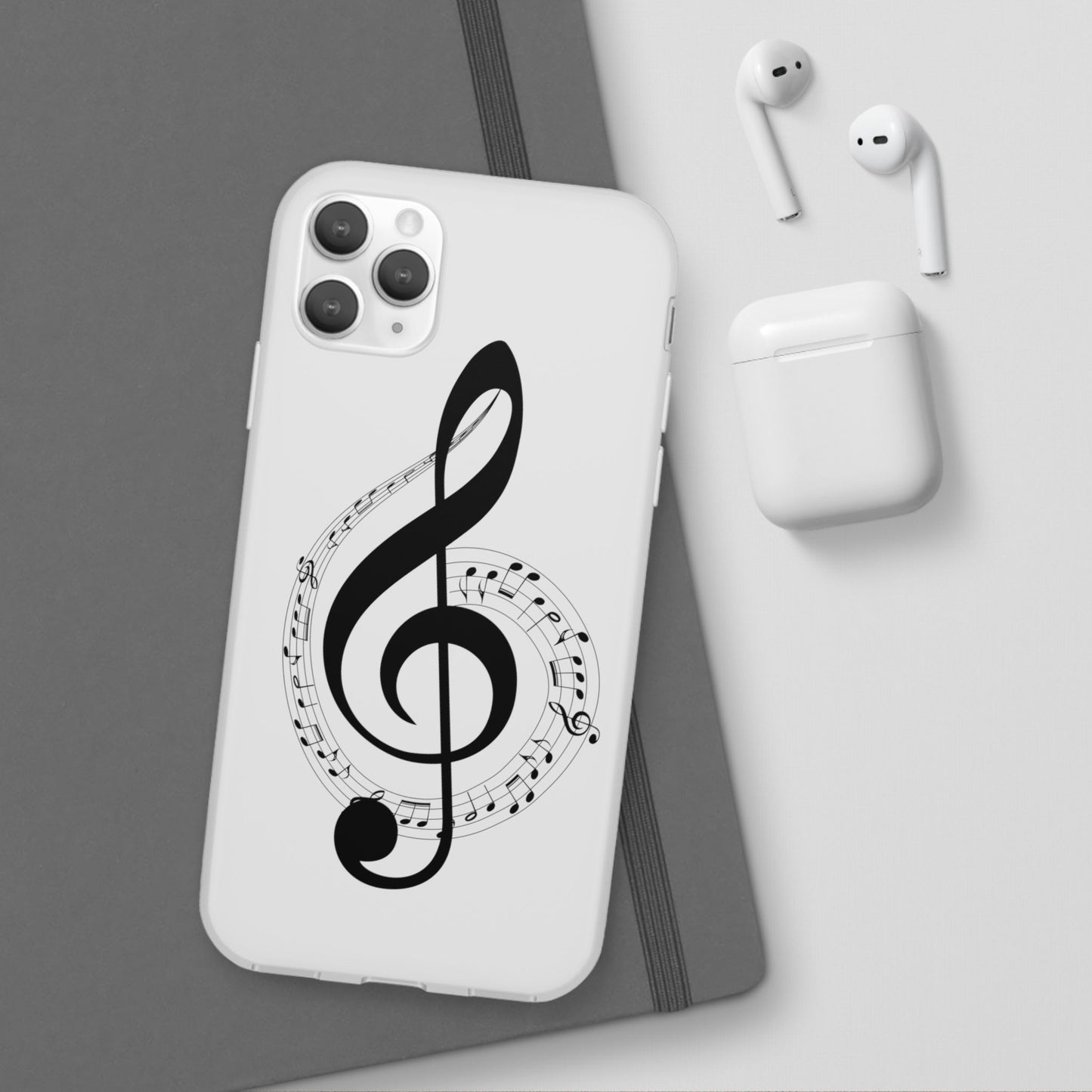Phone Case — Musical Treble Clef Design