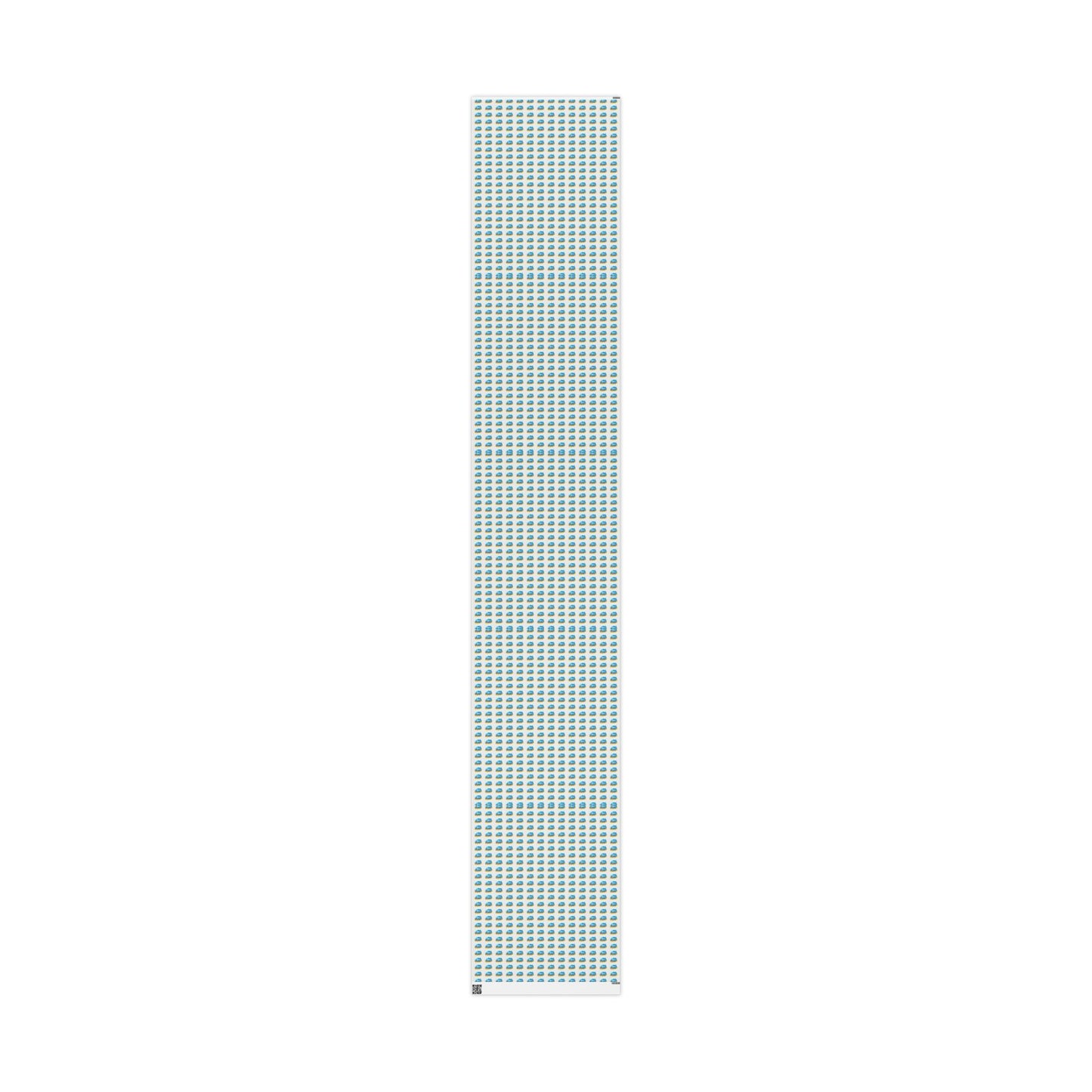 Blue Gold Abstract Dots Wrapping Paper Roll — Modern Geometric Gift Wrap
