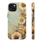 Sunflower Phone Case, Tough Shell Floral Cover, Nature Inspired Gift, Durable Protective Case, Perfect for Spring and Summer