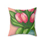 Spun Polyester Square Pillow