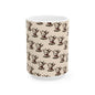 Cute Reindeer Pattern Ceramic Mug – Christmas Holiday Coffee Cup (11oz, 15oz)