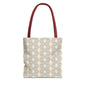 Waves Pattern Tote Bag, Boho Chic Handbag, Everyday Carry, Beach Bag, Gift for Her, Eco-Friendly Style