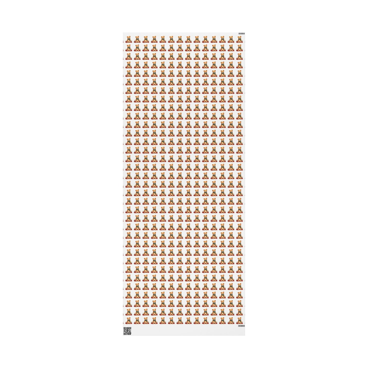 Teddy Bear Bouquet Wrapping Paper – Cute Kids Gift Wrap Roll