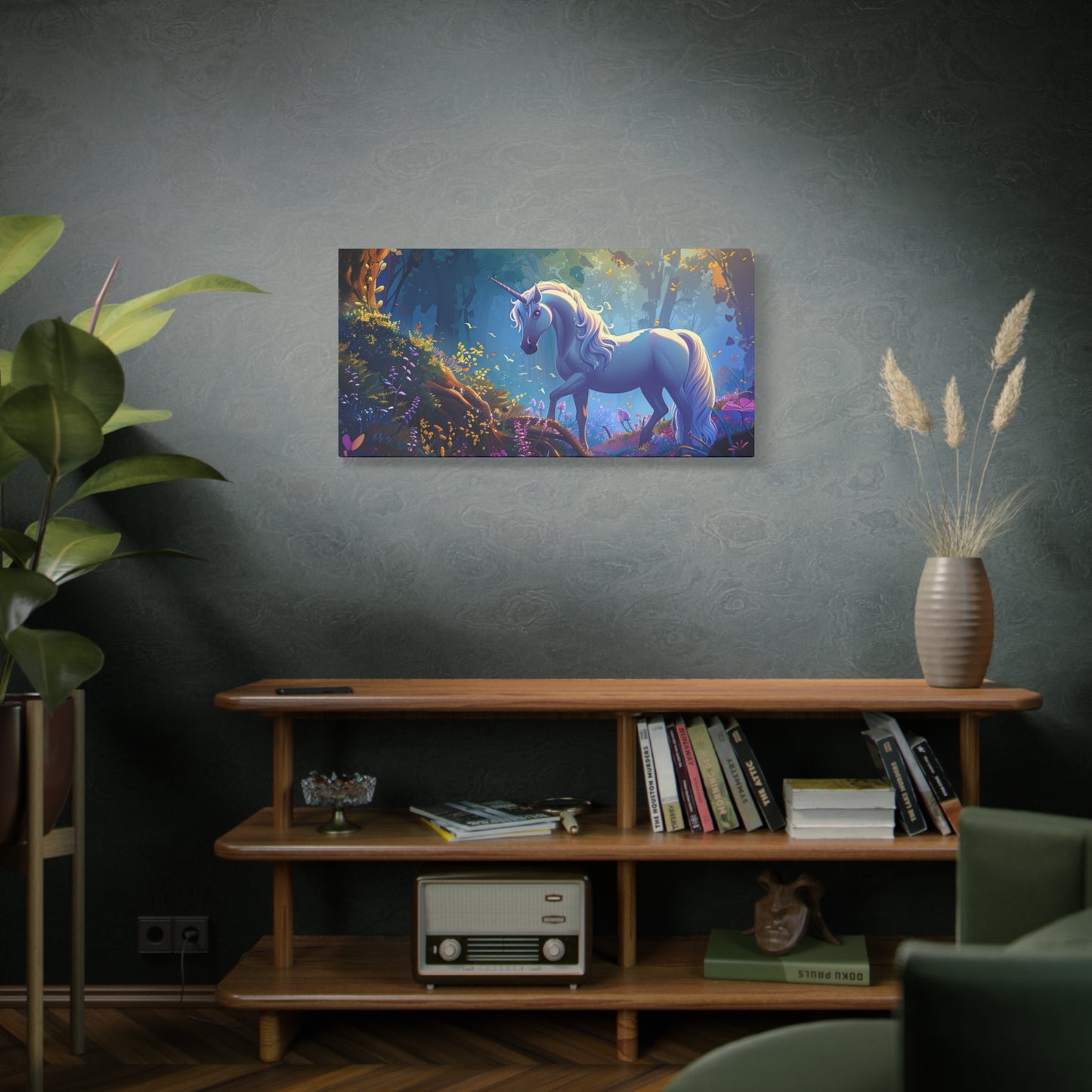Matte Canvas, Stretched, 1.25" - Unicorn