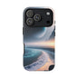 Galaxy Ocean Phone Case — Surreal Planet Beach Tough Case