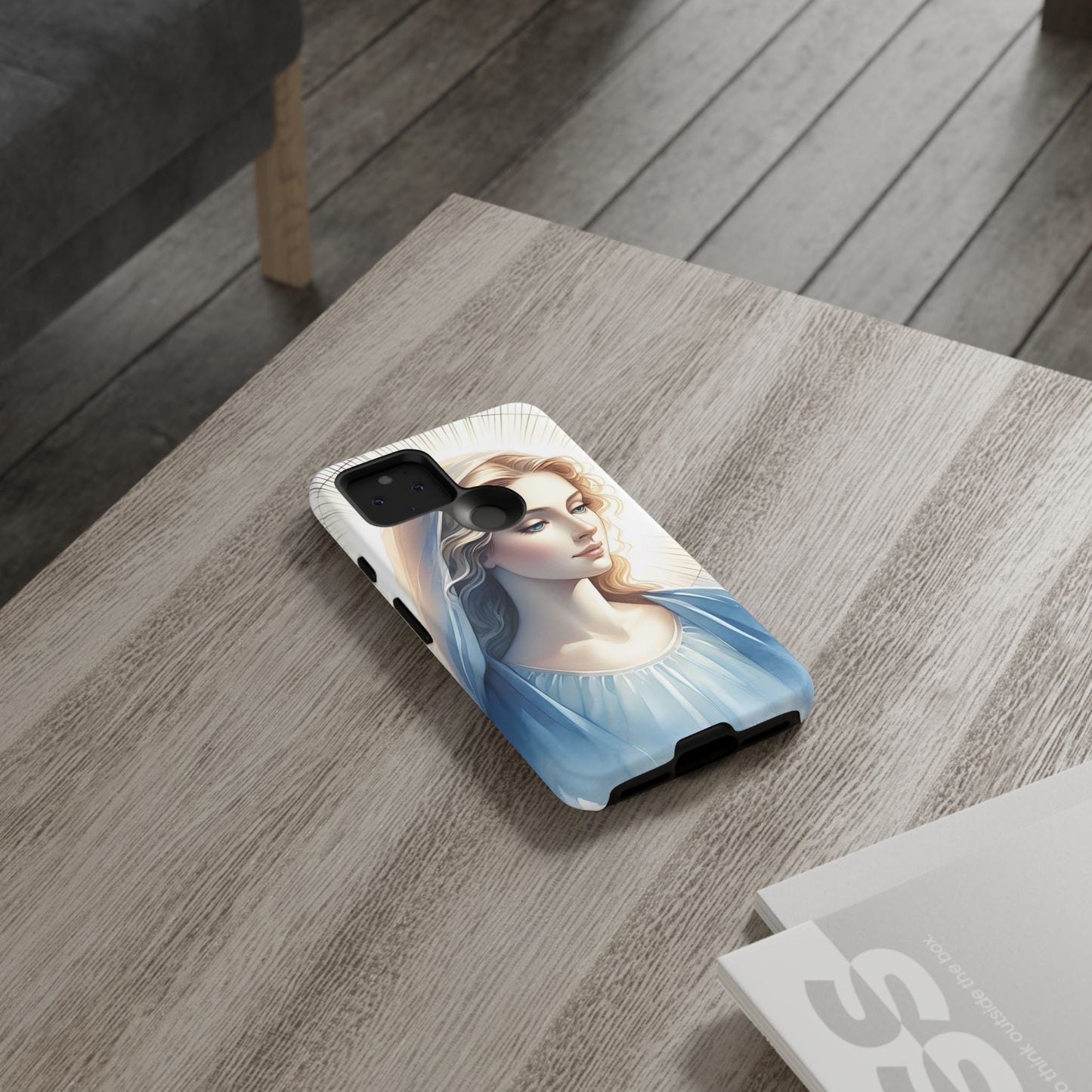 Beautiful Mary Phone Case, Tough Phone Case, Inspirational Tech Accessory, Gift for Her, Religious Phone Cover