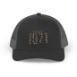 1971 Leopard Print Snapback Trucker Cap — Vintage Born in 1971 Birthday Gift
