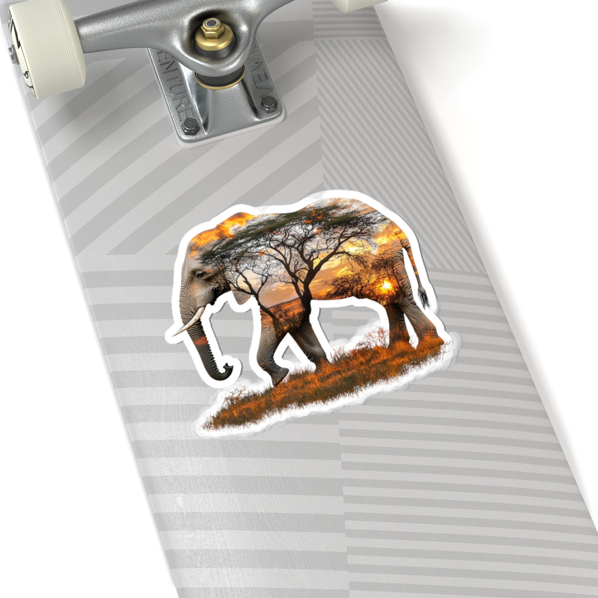 Wildlife Elephant Kiss-Cut Stickers - Nature Lover Decor