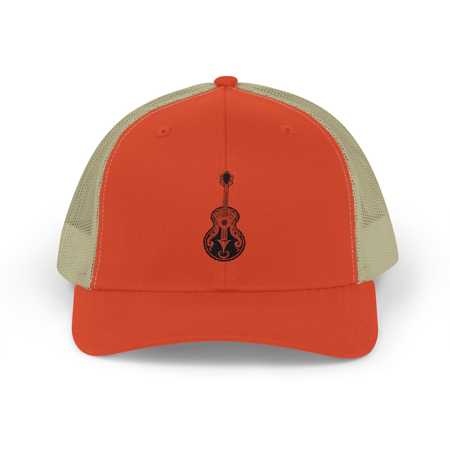 Guitar Lover Snapback Trucker Cap, Stylish Hat for Musicians, Acoustic Guitar Gift, Summer Music Festival Must-Have