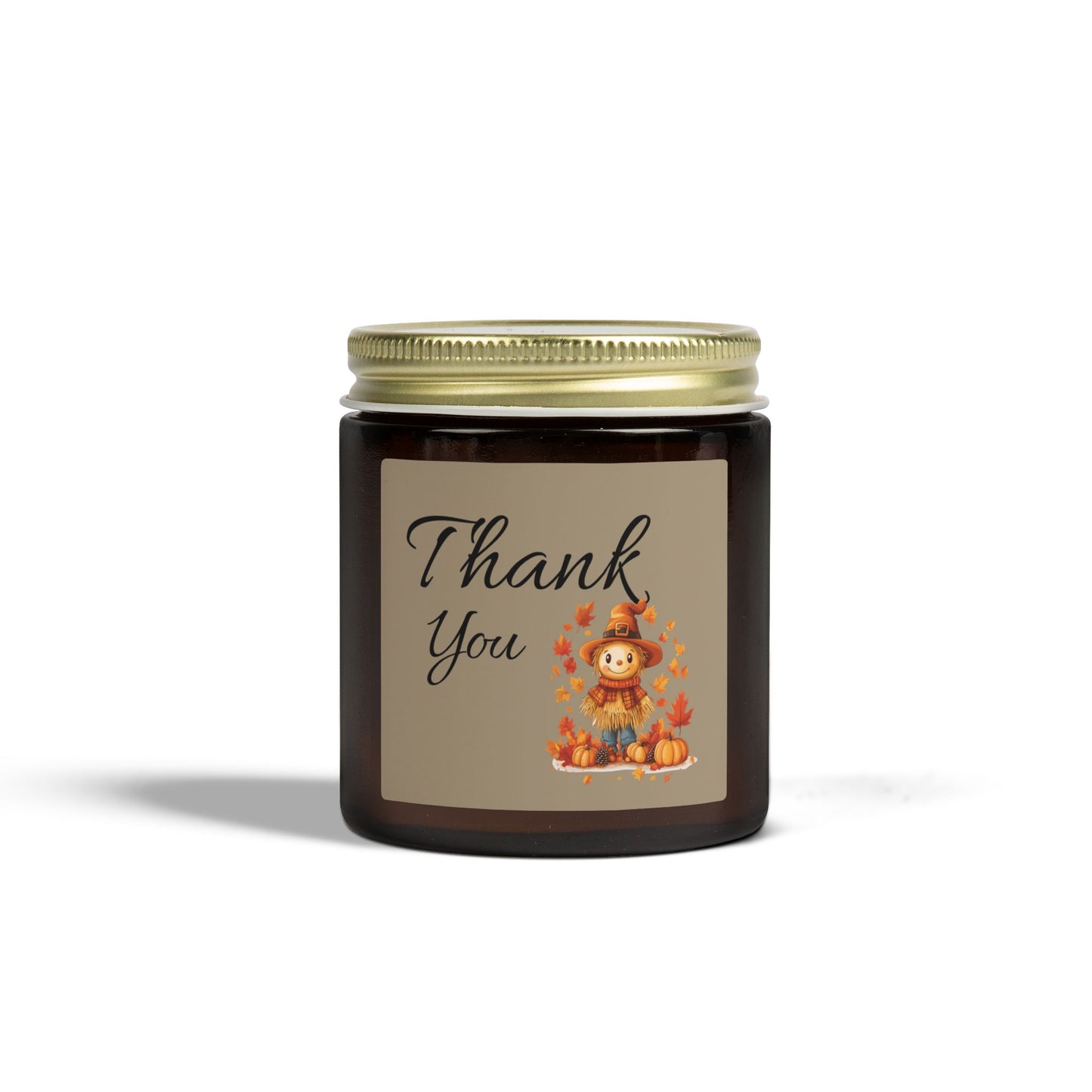 Thank You Fall Scented Candle — Coconut Apricot Wax (4oz & 9oz)