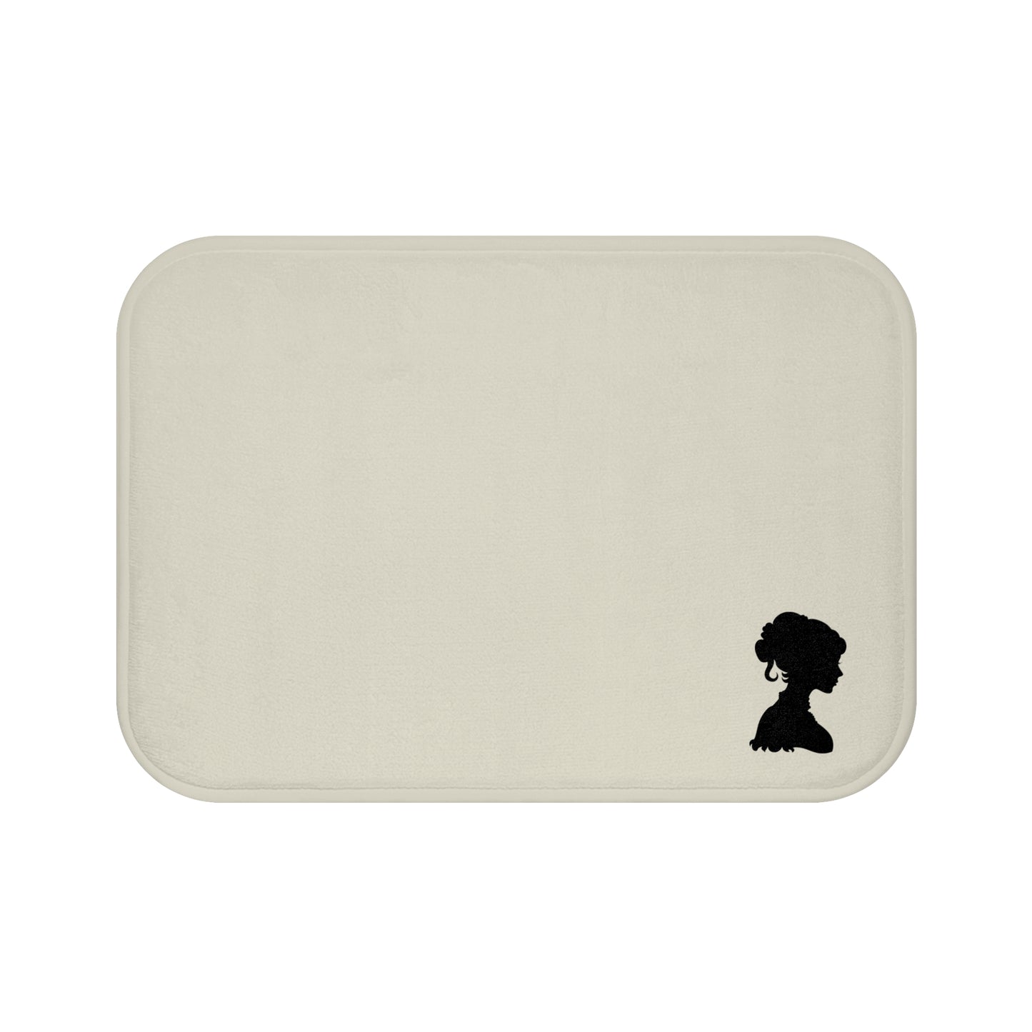 Elegant Silhouette Bath Mat, Soft Bathroom Rug, Cute Home Decor, Gifts for Her, Luxurious Mat for Spa Day