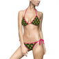 Tropical Print Bikini Swimsuit, Women's Swimsuit Beachwear, Swimwear for Summer Vacations, Pool Parties, Holiday Getaway
