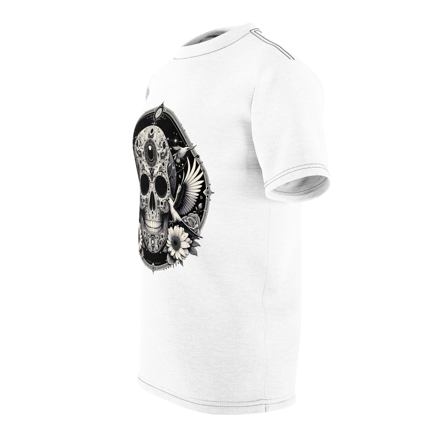 Skull Mandala Tee — Vintage Day of the Dead Sugar Skull Graphic T‑Shirt