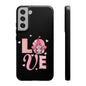 Love Gnome Phone Case — Cute Pink Heart Valentines Protective Case