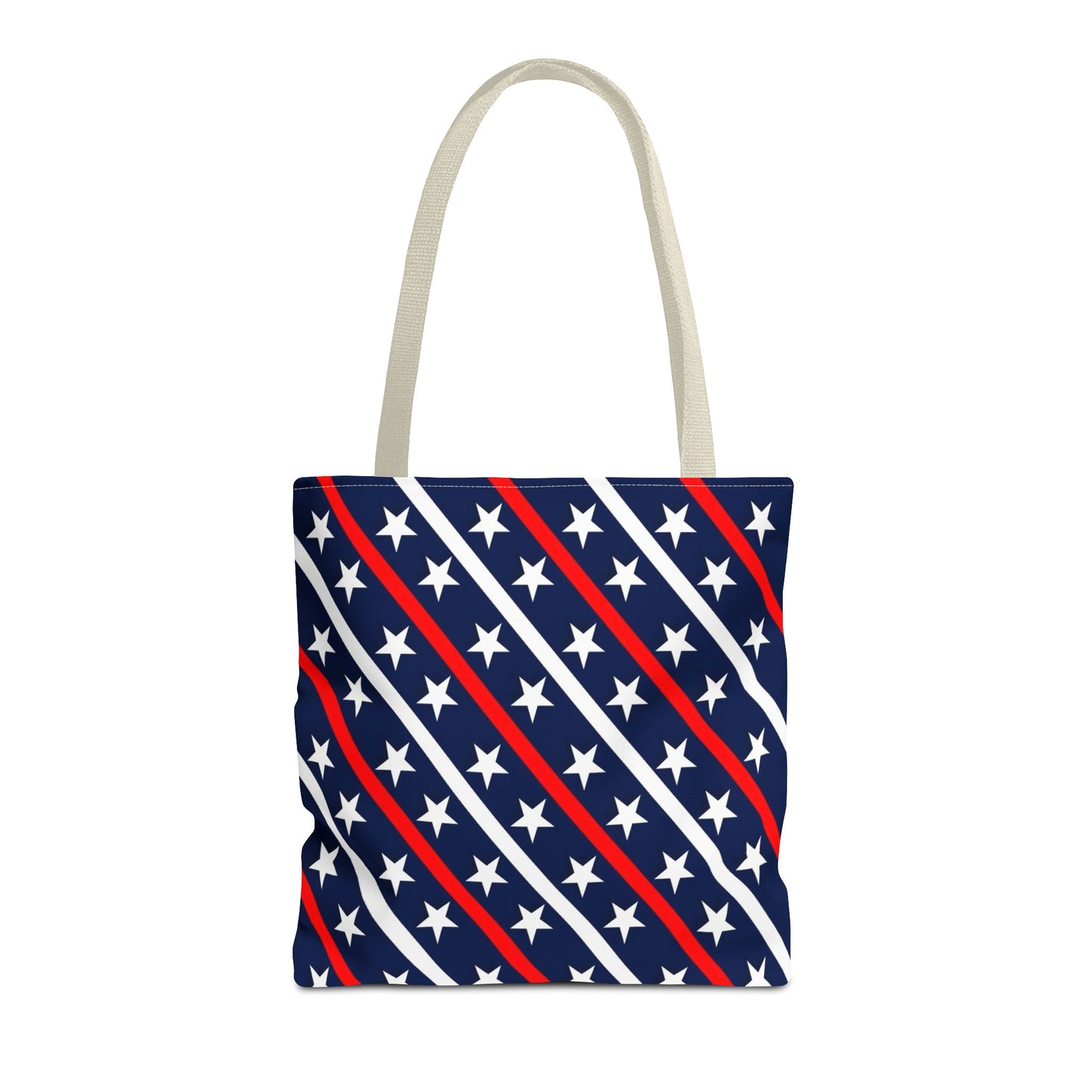 Patriotic Tote Bag, USA Flag Inspired